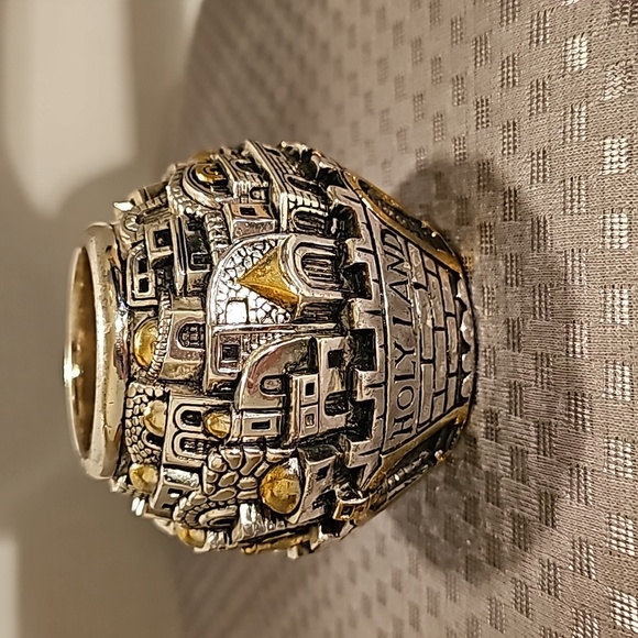 Jerusalem Shabbat Holy Land 925 Candle Holder - Picture 7 of 9